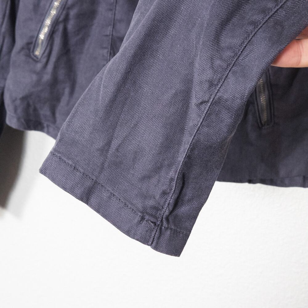 Level 99 Jacket Zip Front Black Stretch Knit Wome… - image 8